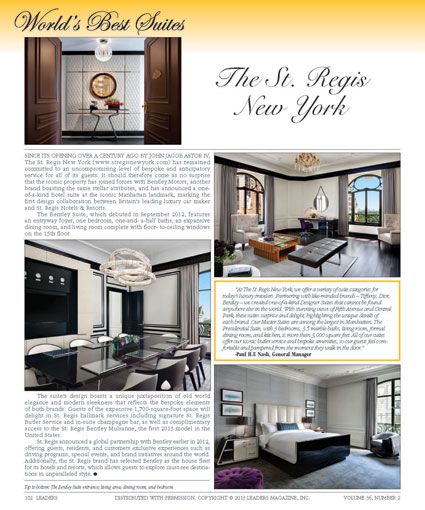 The St. Regis New York